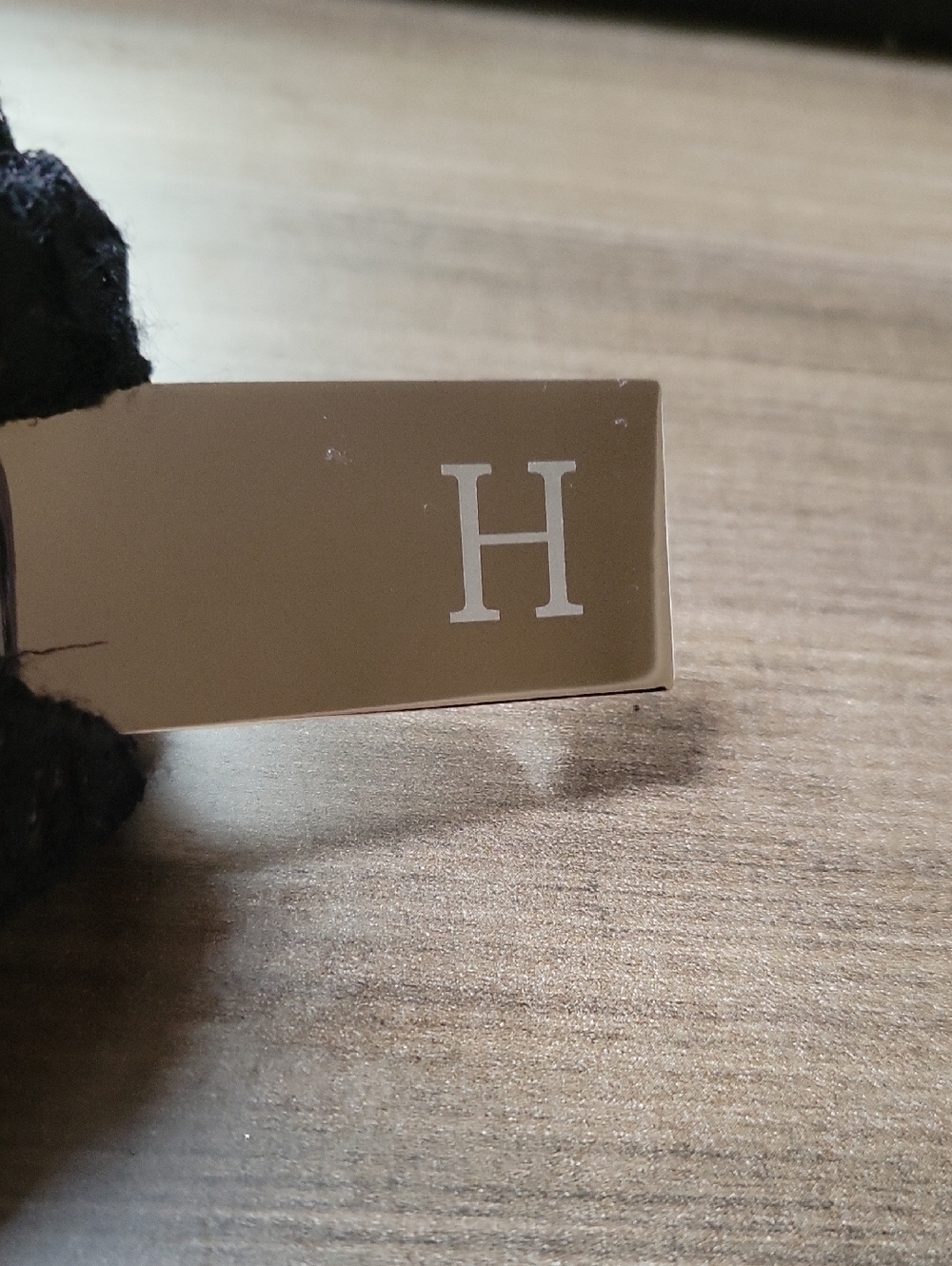 Silver Metal Money Clip With The Letter H